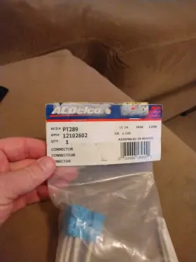PT289 ACDELCO Ignition Switch Connector