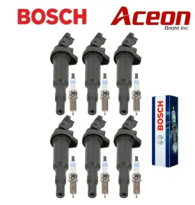BBHK-51464-4191352 ACEON BOSCH Set Ignition Coils Spark Plugs