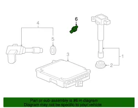 30530-PPL-A01 ACURA Knock Sensor #2