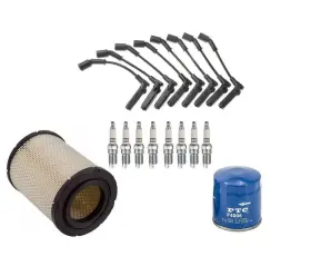 162370 APM Ap Ignition Wires Spark Plugs Oil Air Filter Gmc