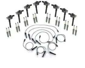 165444 APM Ignition Coil Ngk Plug Wires 1500 Dodge Ram Hemi