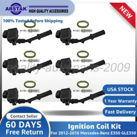 0041597503 ARSTAK Ignition Tune Up Spark Plug Coil Benz Kit