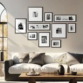 696952934748 ARTBYHANNAH Gallery Wall Frame Set Wood #2