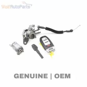 107837167BK AUDI Lock Cylinder Set Key Fob A8 D4