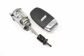 4G0898374N AUDI Lock Switch Cylinder Set Key S6 #3