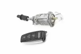 4K0898374K AUDI Lock Switch Cylinder Set Key A6 C8 #2