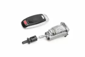 4K0898374K AUDI Lock Switch Cylinder Set Key A6 C8 #3