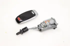 4M0898374AE AUDI Lock Switch Cylinder Set Key Q7 #3