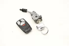 4M0898374B AUDI Lock Switch Cylinder Set Key Q7 #2