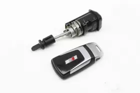 80A898374AC AUDI Lock Switch Cylinder Set Key #3
