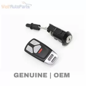80A898374AC AUDI Lock Switch Cylinder Set Key