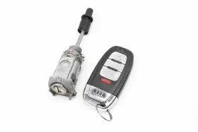 8K0898374K AUDI Lock Switch Cylinder Set Key S4