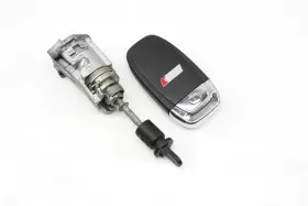 8R0898374T AUDI Lock Switch Cylinder Set Key #3