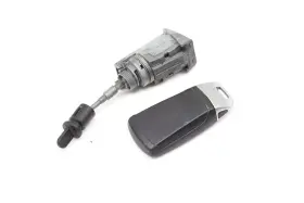 8S0898374J AUDI Lock Switch Cylinder Set Key #3