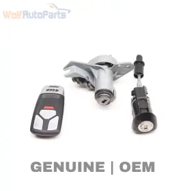 8W7898374B AUDI Lock Switch Cylinder Set Key A5 Quattro