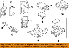 8W1907064DH AUDI OEM Electrical Bracket A4 Quattro