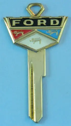 H26-H27 AUTOGRAM Crest Key Blank 57 Ford Fairlane Bird