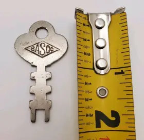 486-B BASCO Ignition Switch Coil Key #2