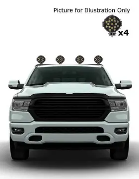 RB001BK-PLB BLACK HORSE OFFROAD Roll Bar Kit Classic