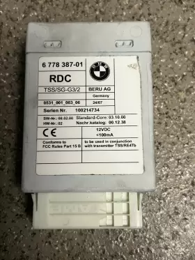 387-01 BMW Tpms Rdc Sensor Module 525I 528I 530I 550I 750I M3