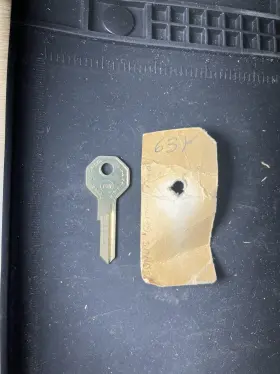 B1161SX BMW Isetta Ignition Door Trunk Key Blank 1600 700
