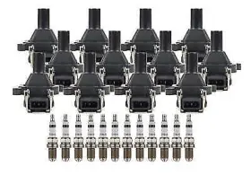 5145 BOSCH Ignition Coils Platinum Spark Plugs Kit E38 E31