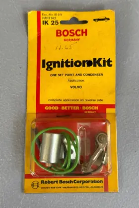 IK25 BOSCH Ignition Ik Point Condenser Nos Kit Volvo