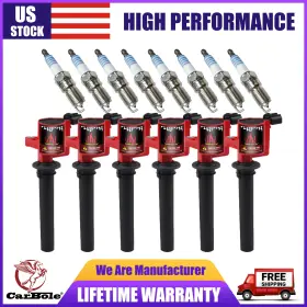 DG500 CARBOLE Spark Plugs Ignition Coils Pack Ford Mazda