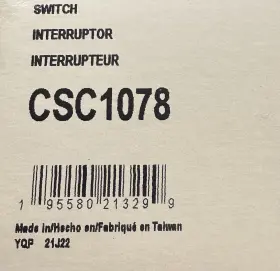 CSC1078 CARQUEST PREMIUM VEHICLE SOLUTIONS Ignition Switch