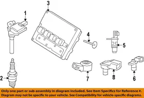 5150639AB CHRYSLER OEM Electrical Ignition Control Module