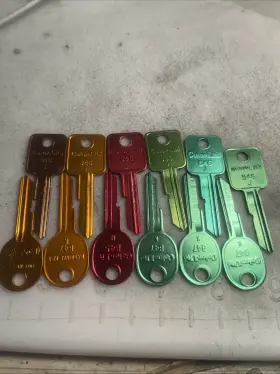 B46J-B47K COLE NATIONAL Nos Key Gm Chevy Olds Pontiac