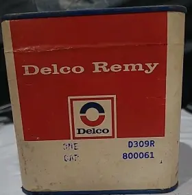 D309R DELCO REMY Nos Distributor Cap Chevy