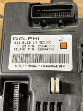 25840798 DELPHI Bcm Fuse Relay Box G6 Pontiac #2