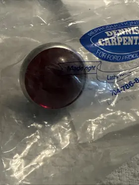 LP-2R DENNIS CARPENTER FORD License Plate Bolt Glass