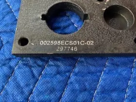 002598ECS01C-02 ECS TUNING Coil Adapter Plate Pack Hold Down #3