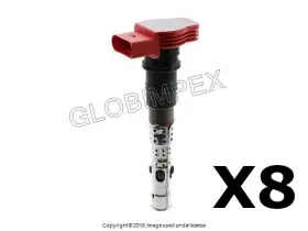 077-905-115-T FACET Ignition Coil Spark Plug Connector Audi