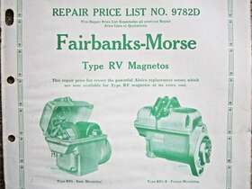 9782D FAIRBANKS MORSE Rv Magnetos Manual