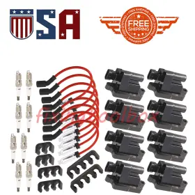 12558693 FIXINGTOOLBOX Pack Square Ignition Coil Spark Plug