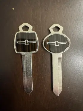 1127TB FORD Jubilee Woodgrain Key Blank Set Diamond