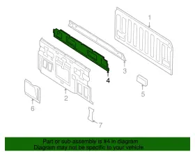 8A2Z-7840484-A FORD Inner Reinforced #2