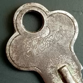 DF944 FORD Steel Script Ignition Key Car Roadster #2