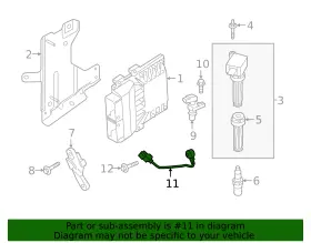 JX6Z-12A699-A FORD Knock Sensor #2