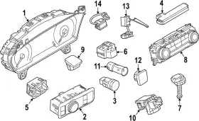 NZ6Z-10B776-AA FORD Power Switch Maverick