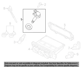 BR3Z12029A FORD OEM Electrical Ignition Coil F-150 Mustang