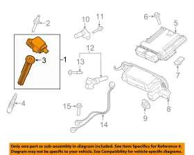 HL3Z12029A FORD OEM Electrical Ignition Coil Expedition