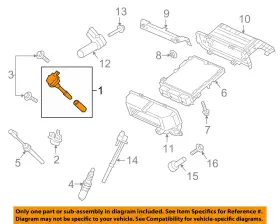 JR3Z12029A FORD OEM Electrical Ignition Coil F-150 Mustang