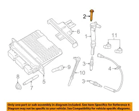 W503282S437 FORD OEM Ignition Coil Screw F-350