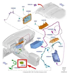 ML3T-14F014-AB FORD TRUCK Sport Center Console Usb Adapter #2