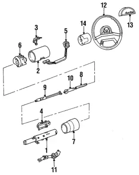 07846340 GM Ignition Switch