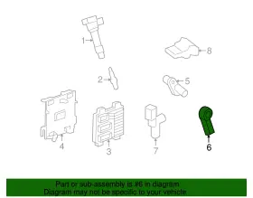12729597 GM Ignition Knock Detonation Sensor #2